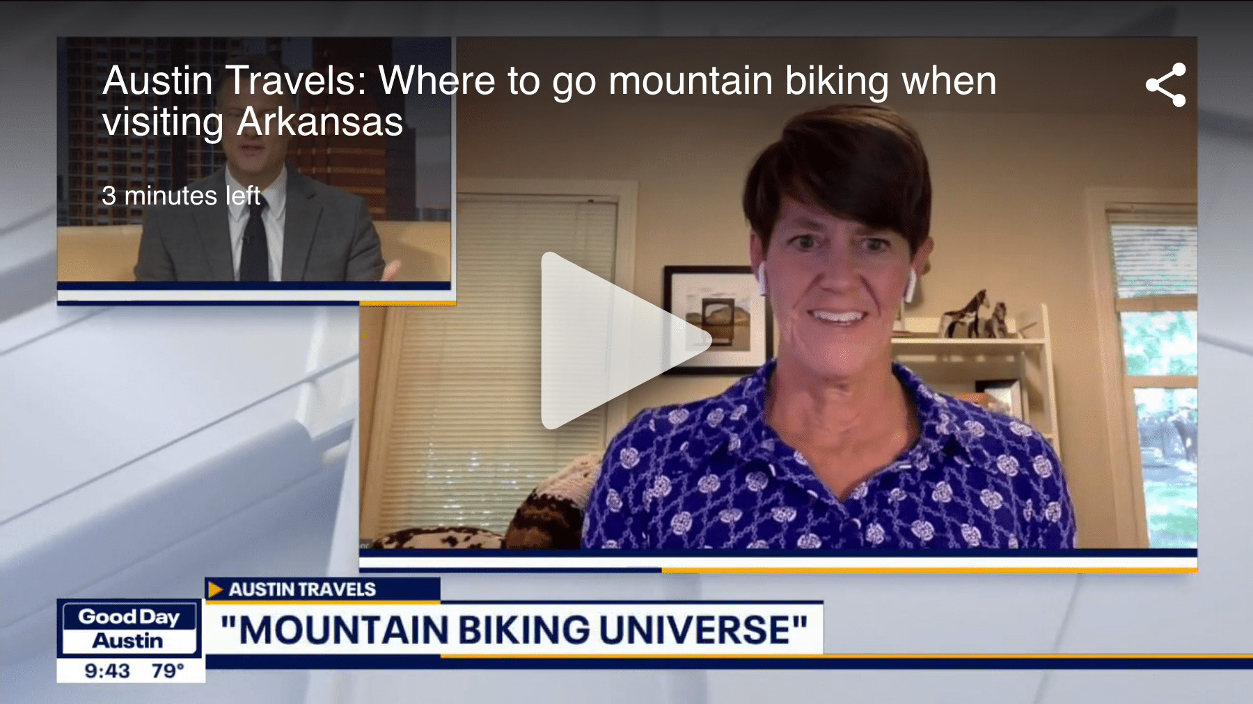 Screenshot at Austin Travels Where to go mountain biking when visiting Arkansas