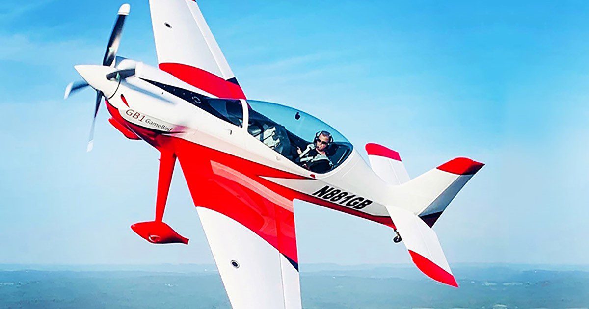 Game Composites GB Gamebird aerobatic airplane